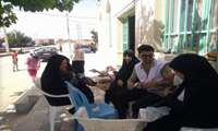 برپایی ایستگاه سلامت به مناسبت هفته سلامت در روستای جربت