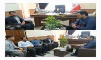 دیدار صمیمی آقای صادقی رئیس شبکه بهداشت و درمان جاجرم با آقای نیازی بخشدار شهر سنخواست 
