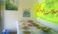 جشنواره غذا به مناسبت هفته سلامت در روستای صادق آباد