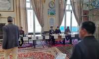 حضور رياست شبكه بهداشت و درمان در  ميز خدمت  سنخواست به مناسبت دهه ي فجر